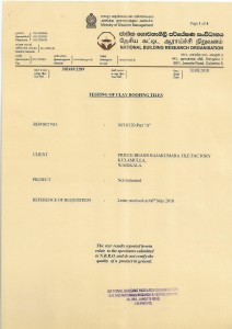 S . L. S CETIFICATE